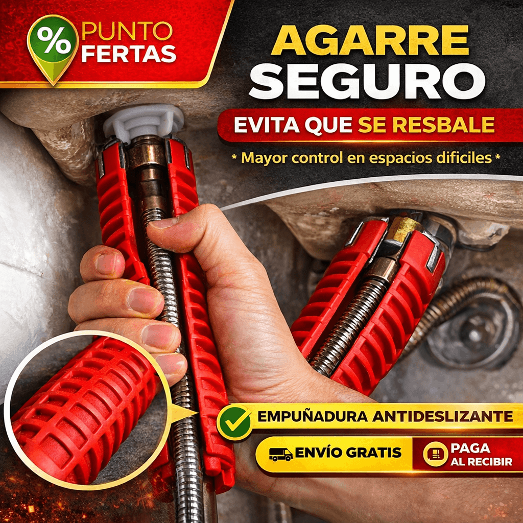 Llave 8 en 1™ | Instala cualquier tipo de conexión