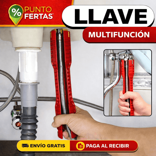 Llave 8 en 1™ | Instala cualquier tipo de conexión