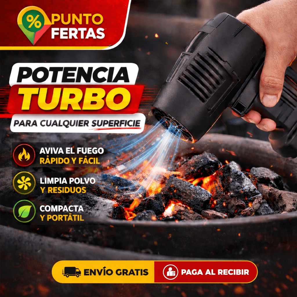 Sopladora Turbo Violent Fan™ | Potente y inalámbrica