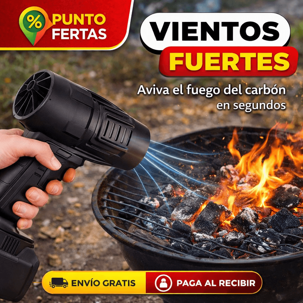 Sopladora Turbo Violent Fan™ | Potente y inalámbrica