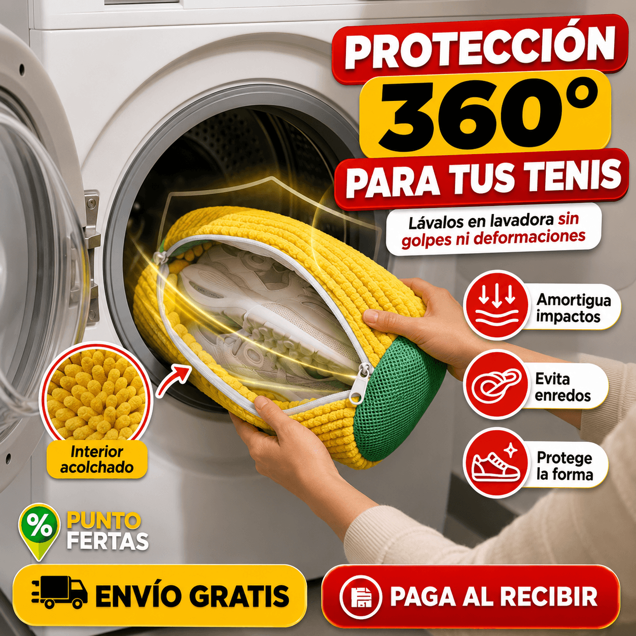 Bolsas Protectoras para Zapatos | Protege tu lavadora