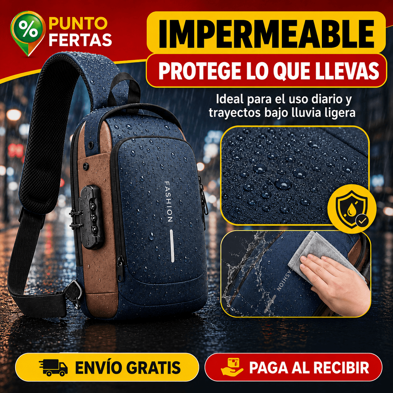 Mochila anti-robo Premium | Más seguridad más tranquilidad