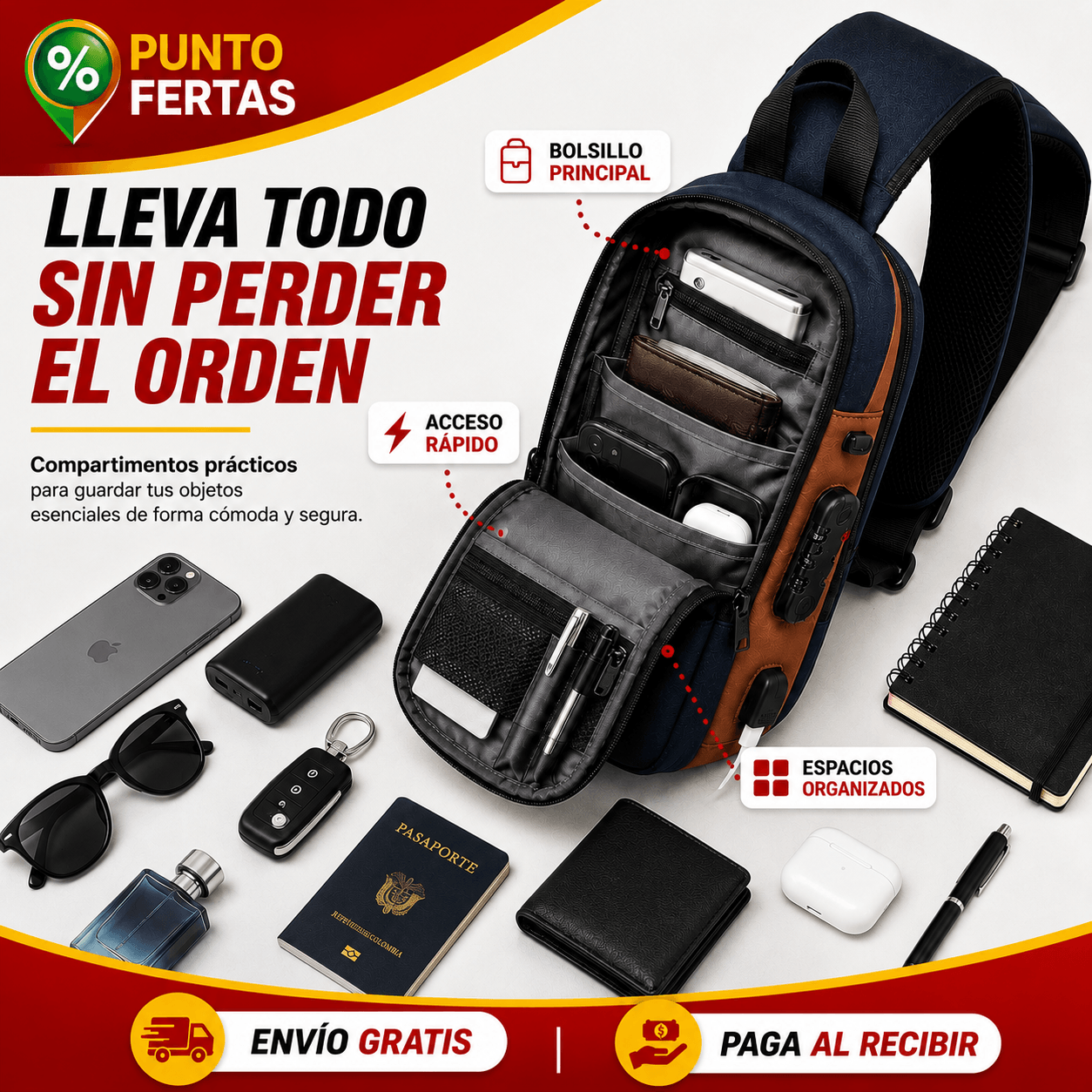 Mochila anti-robo Premium | Más seguridad más tranquilidad