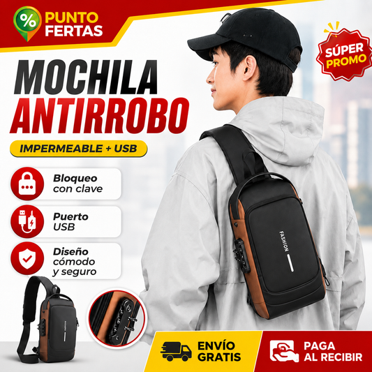 Mochila anti-robo Premium | Más seguridad más tranquilidad