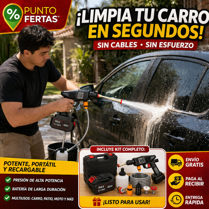 KIT COMPLETO 🎁| Hidrolavadora portátil™