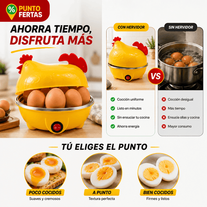 Hervidora de Huevos | Están listos con solo un botón 🥚