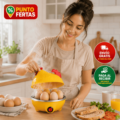 Hervidora de Huevos | Están listos con solo un botón 🥚