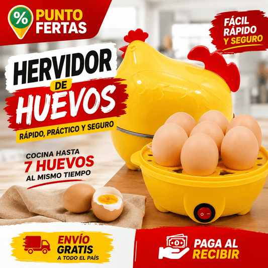 Hervidora de Huevos | Están listos con solo un botón 🥚